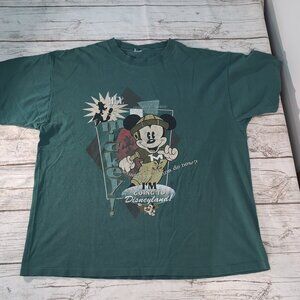 Disney Mickey Mouse “I’m Going to Disneyland” Graphic Tee Green – Unisex